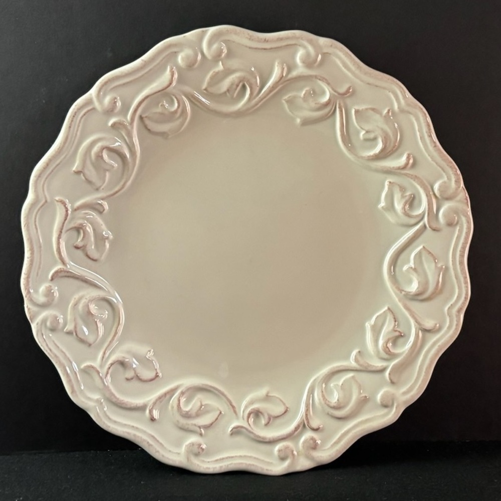 JCPenney Chris Madden Felice Ivory Salad Plate Replacement 9 1/8"